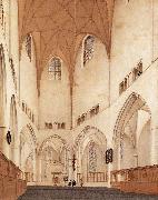 Interior of the Choir of St Bavo at Haarlem